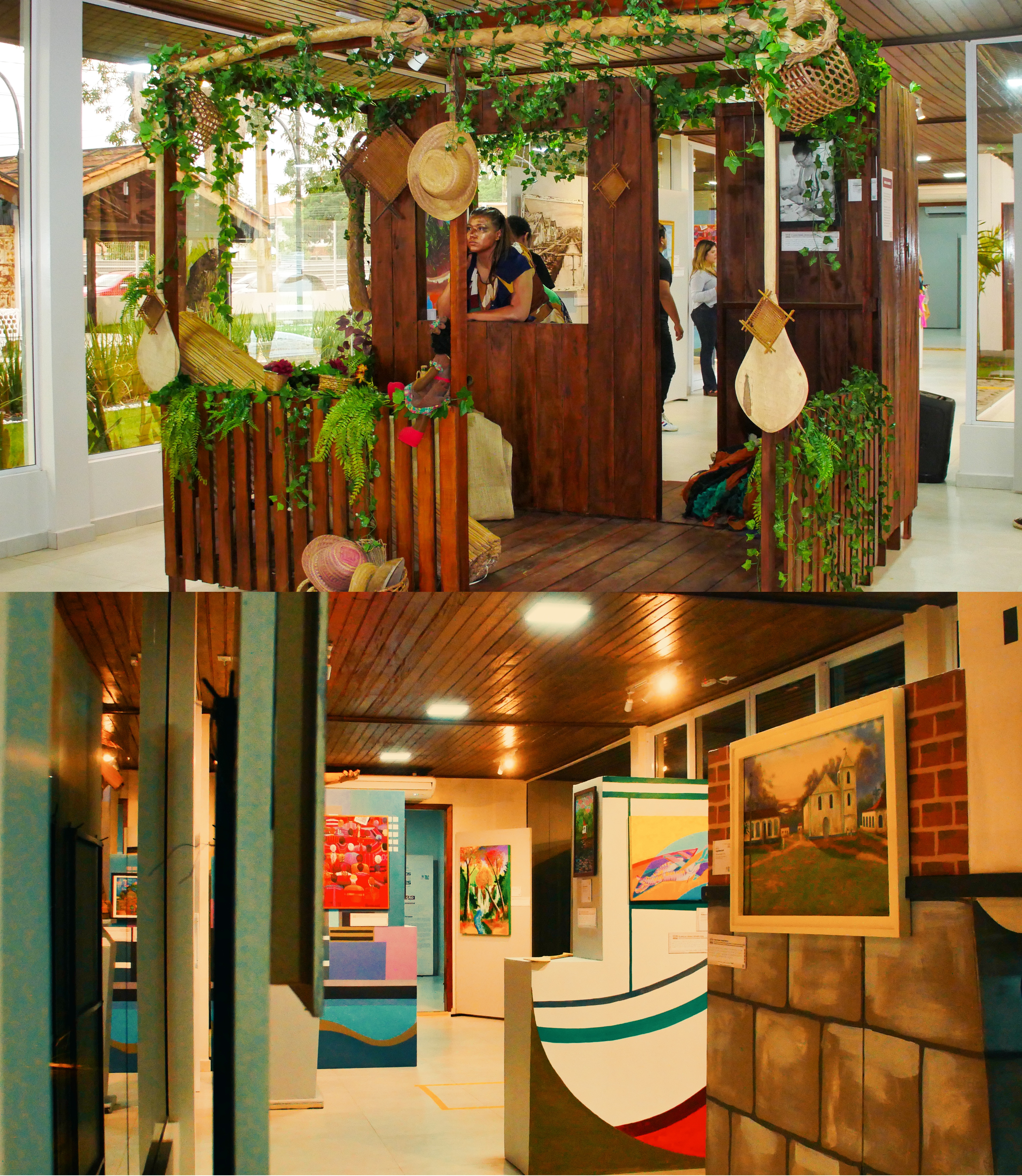 Obra da exposição Além dos Verdes